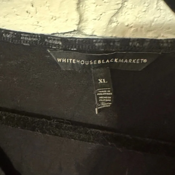 White House Black Market Black Midi Dress - Picture 3 of 6